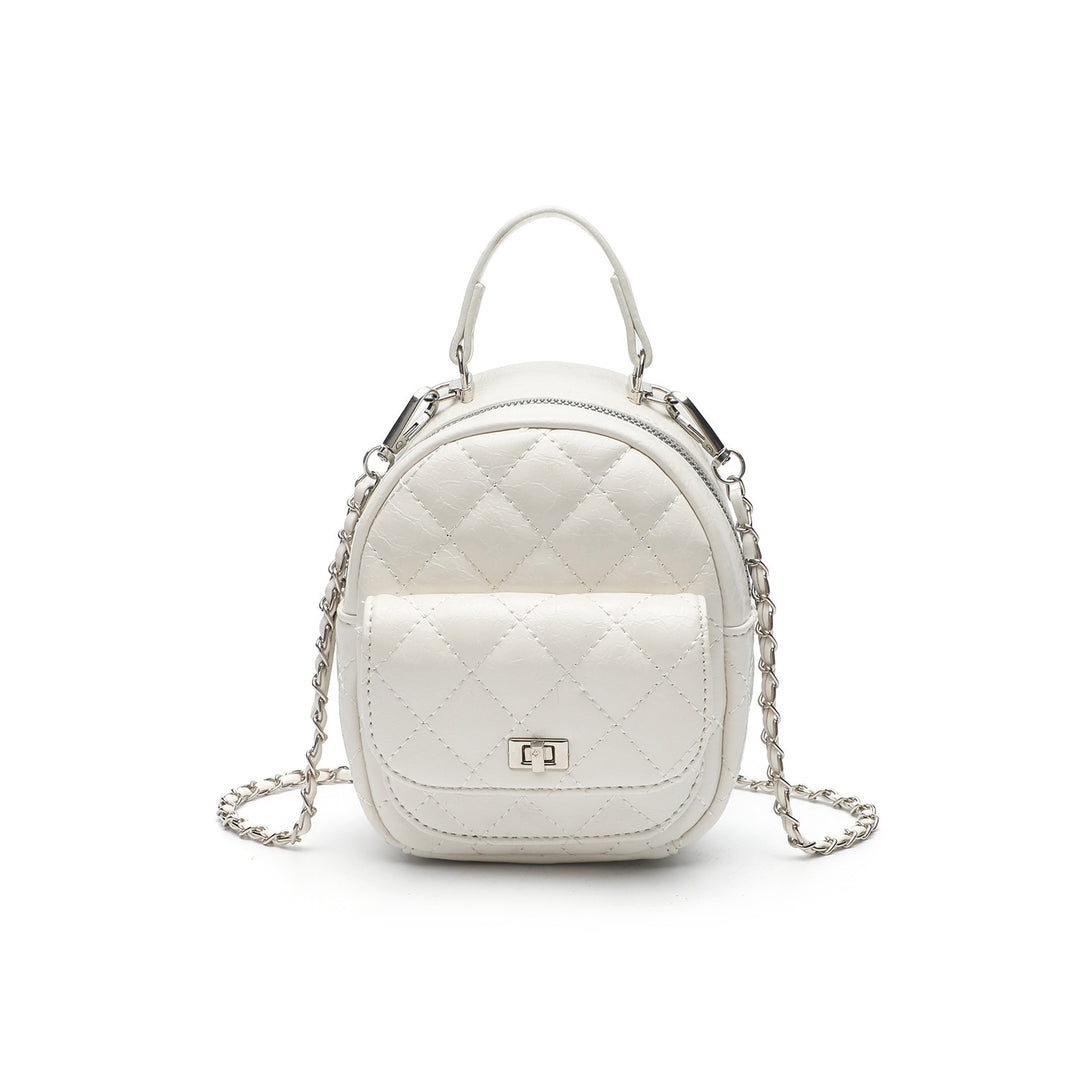 Quilted Metallic Mini Backpack Kalsten