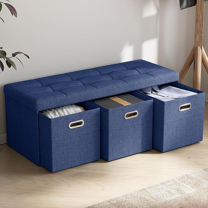 Multifunctional Storage Bench with Soft Cushion Kalsten