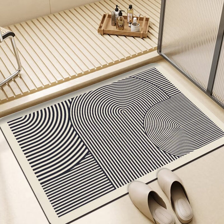 Modern Geometric Bath Mat