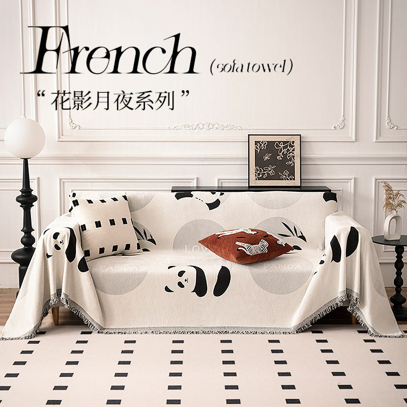 Artistic Geometric Pattern Throw Blanket