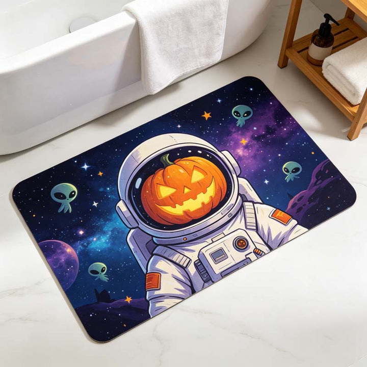 Halloween-Themed Soft Bath Mat for Bathroom