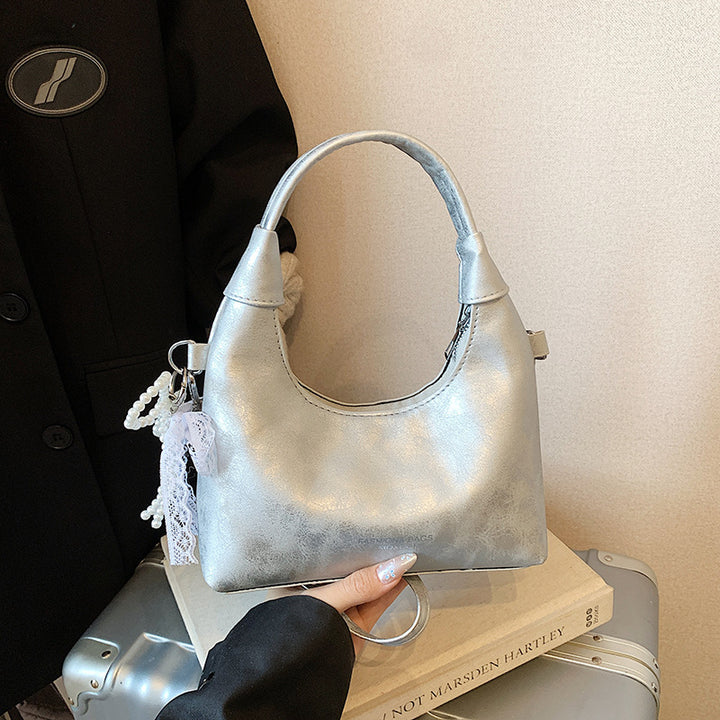 Minimalist Faux Leather Crossbody Bag