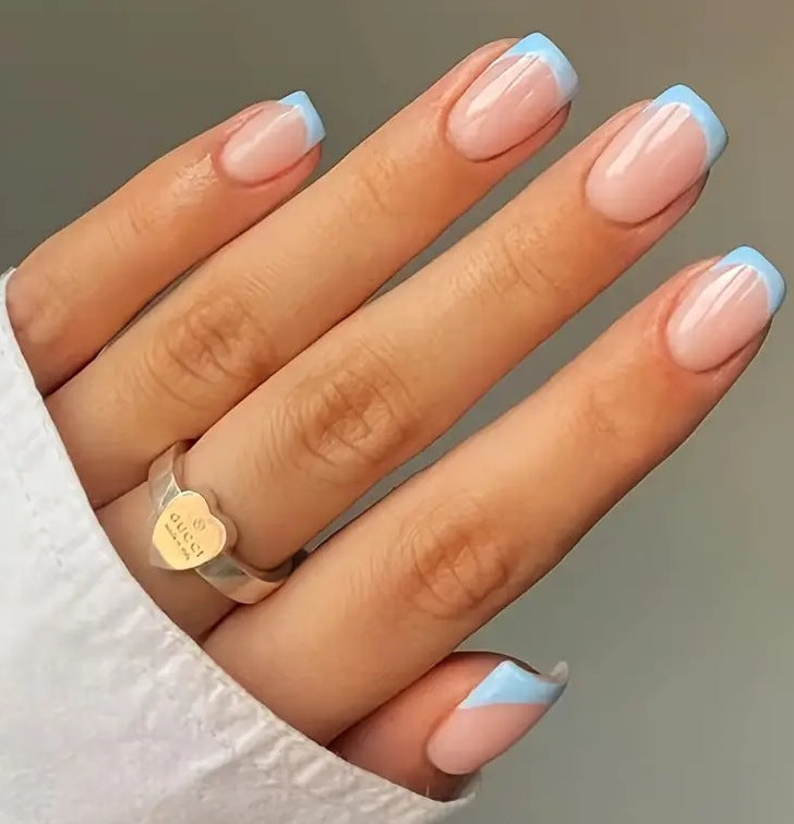 Elegant French Tip Acrylic Nail Enhancements Kalsten 1789915301