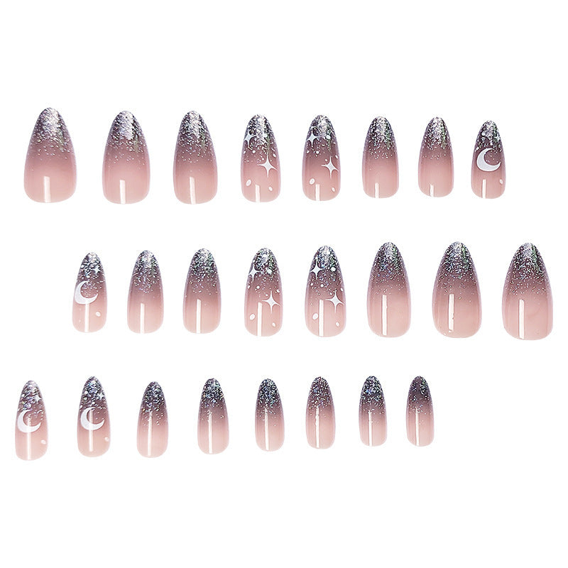 Celestial Themed Nail Art