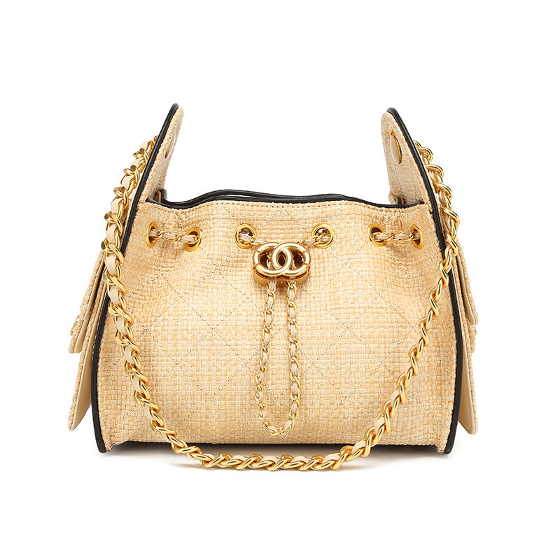Elegant Drawstring Shoulder Bag