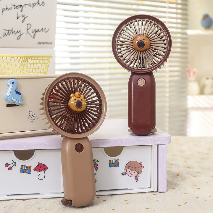 Women Portable Hand Fan with Animal Design Kalsten