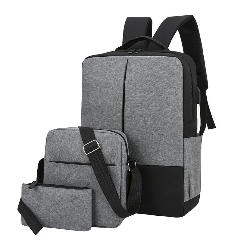 Multi-Compartment Travel Backpack with Detachable Pouch Kalsten