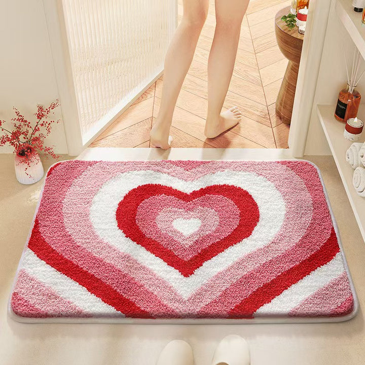 Bow-Shaped Decorative Bath Mat