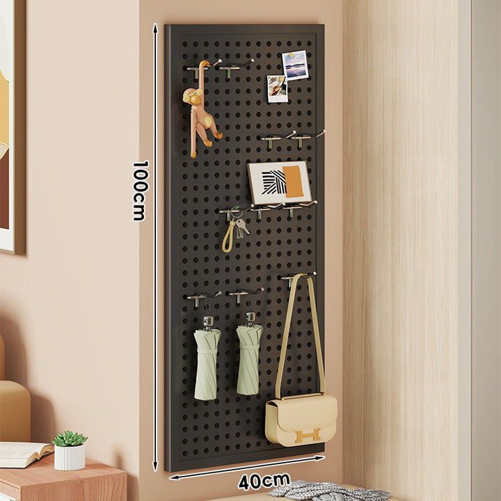 S-Shaped Offset Pegboard Utility Hooks with Support Post