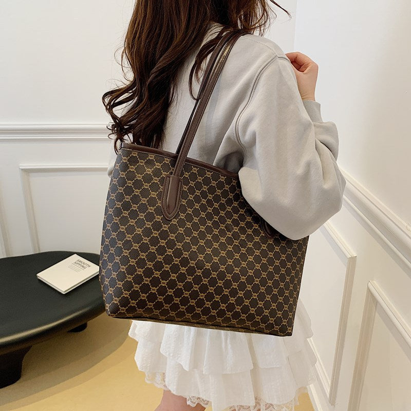 Elegant Geometric Pattern Tote Bag Kalsten
