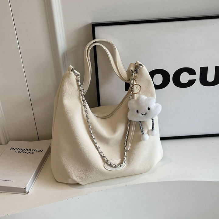 Soft Leather Slouchy Shoulder Bag