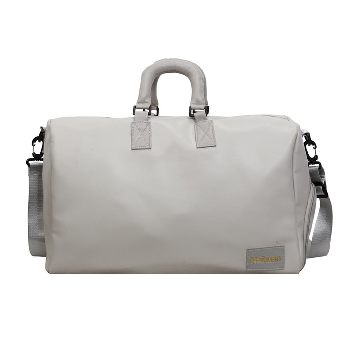 Premium Leather Travel Duffel Bag