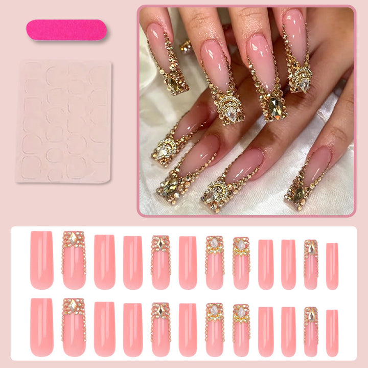 Nail art set with glamorous rhinestone accents Kalsten