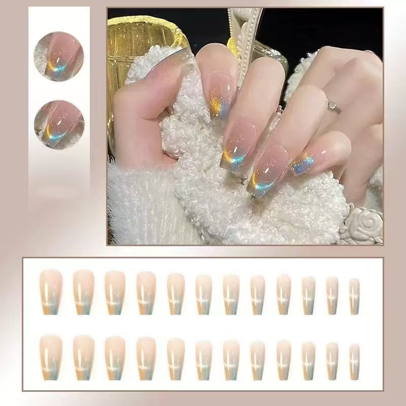 Artificial Nail Set with Modern Gradient Color Kalsten
