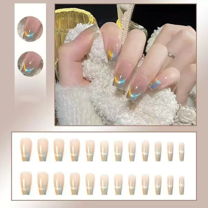 Artificial Nail Set with Modern Gradient Color Kalsten