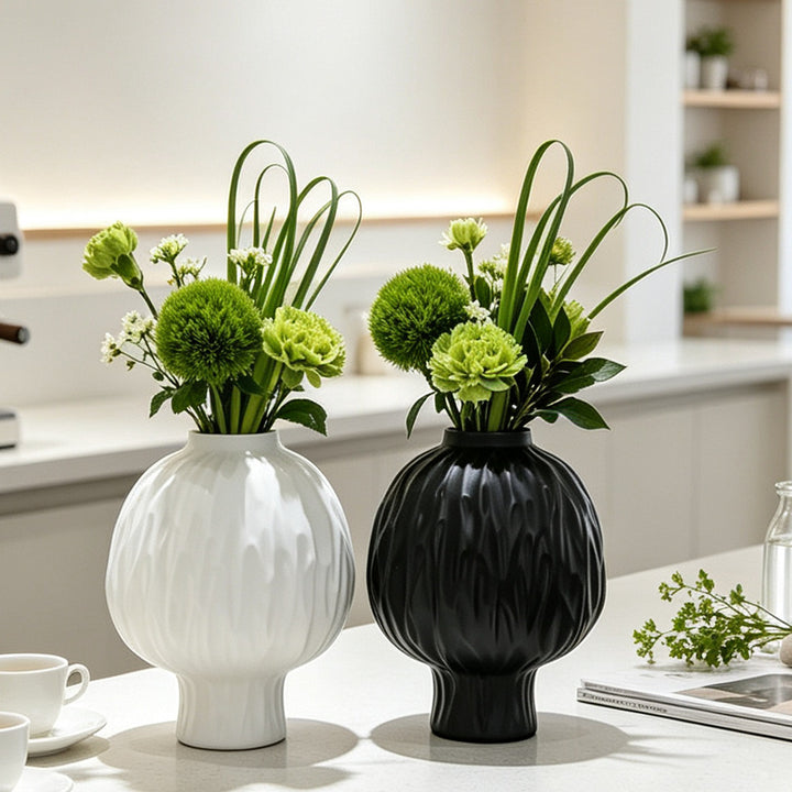 Textured Statement Decorative Vase Kalsten
