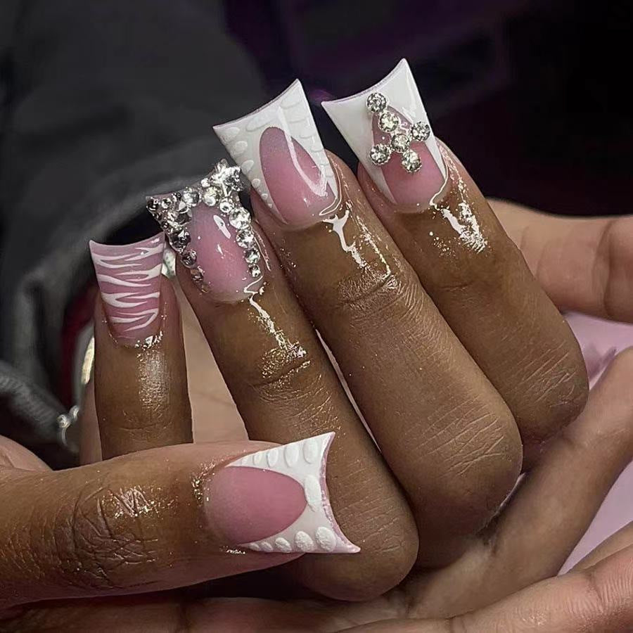 3D Decorative Rhinestone Nail Extensions Kalsten