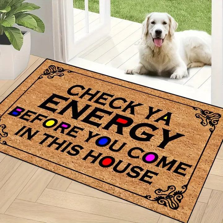 Welcome Warning Doormat Kalsten