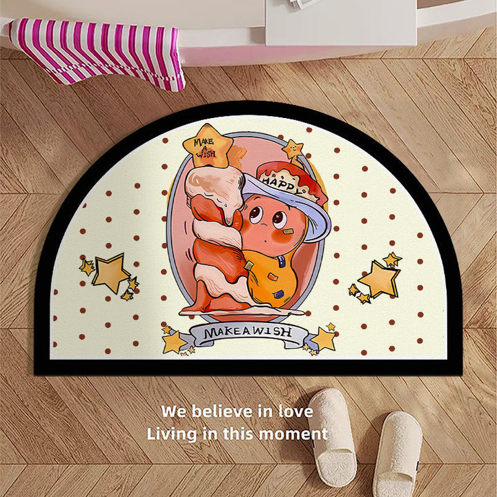 Cute Cartoon Themed Door Mat for Home Entryway