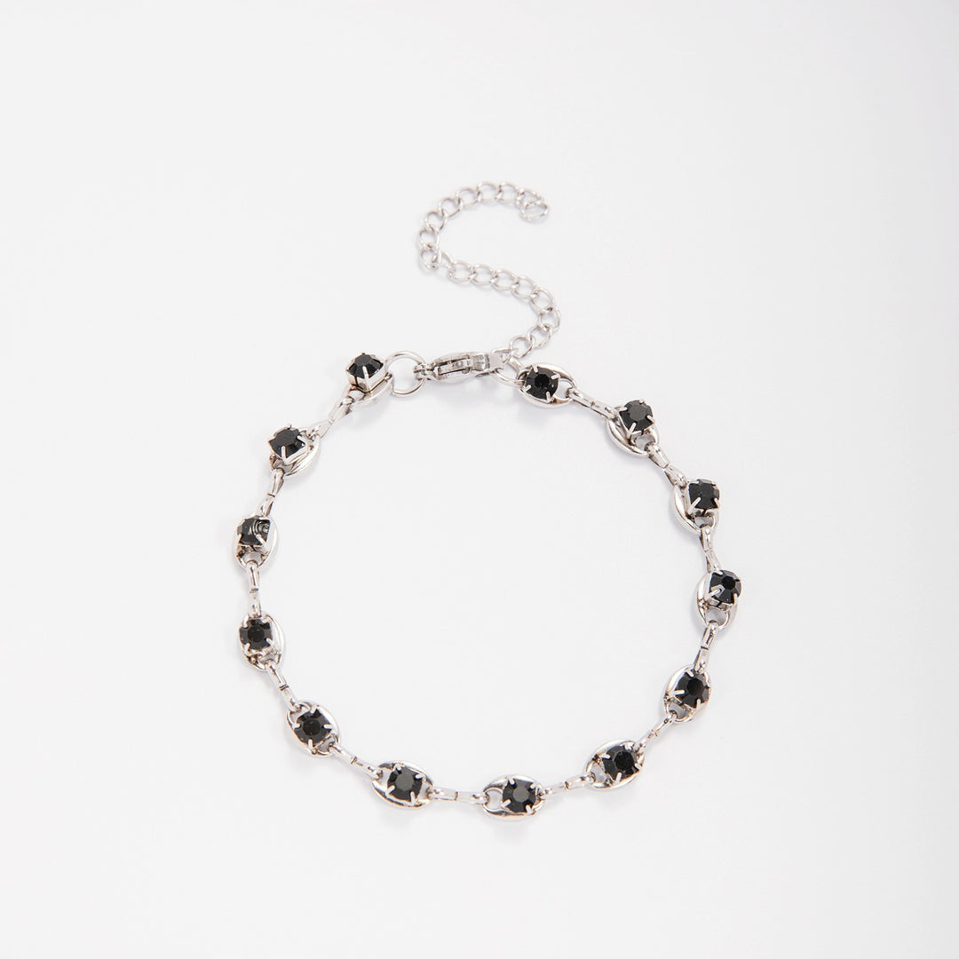 Elegant Gemstone Accent Link Bracelet Kalsten