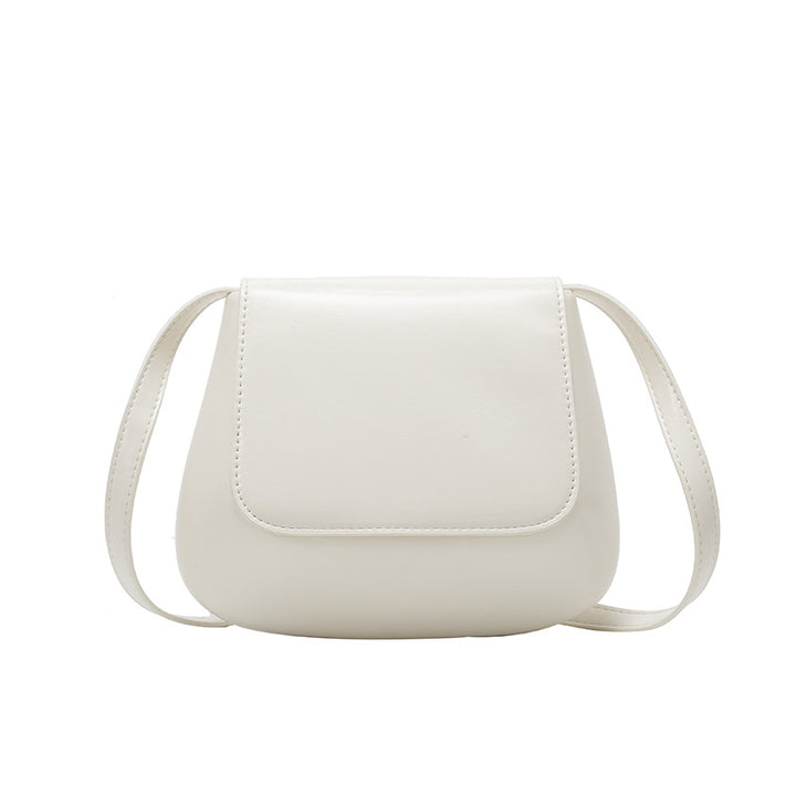 Minimalist Faux Leather Crossbody Bag