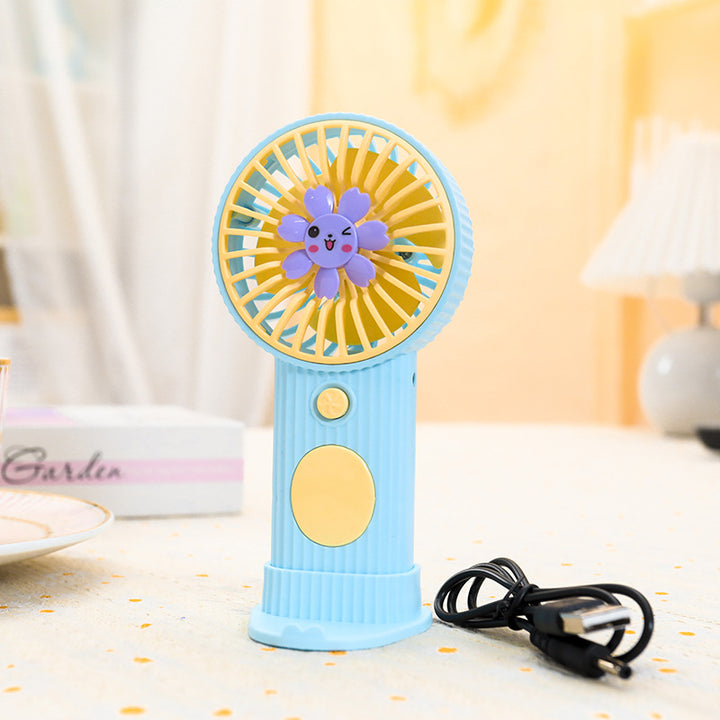 Ladies portable mini hand fan with creative flower design Kalsten