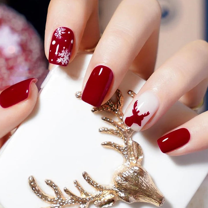 Artificial Christmas Art Nails Kalsten