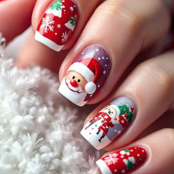 Festive Character-Themed Nail Art Kalsten