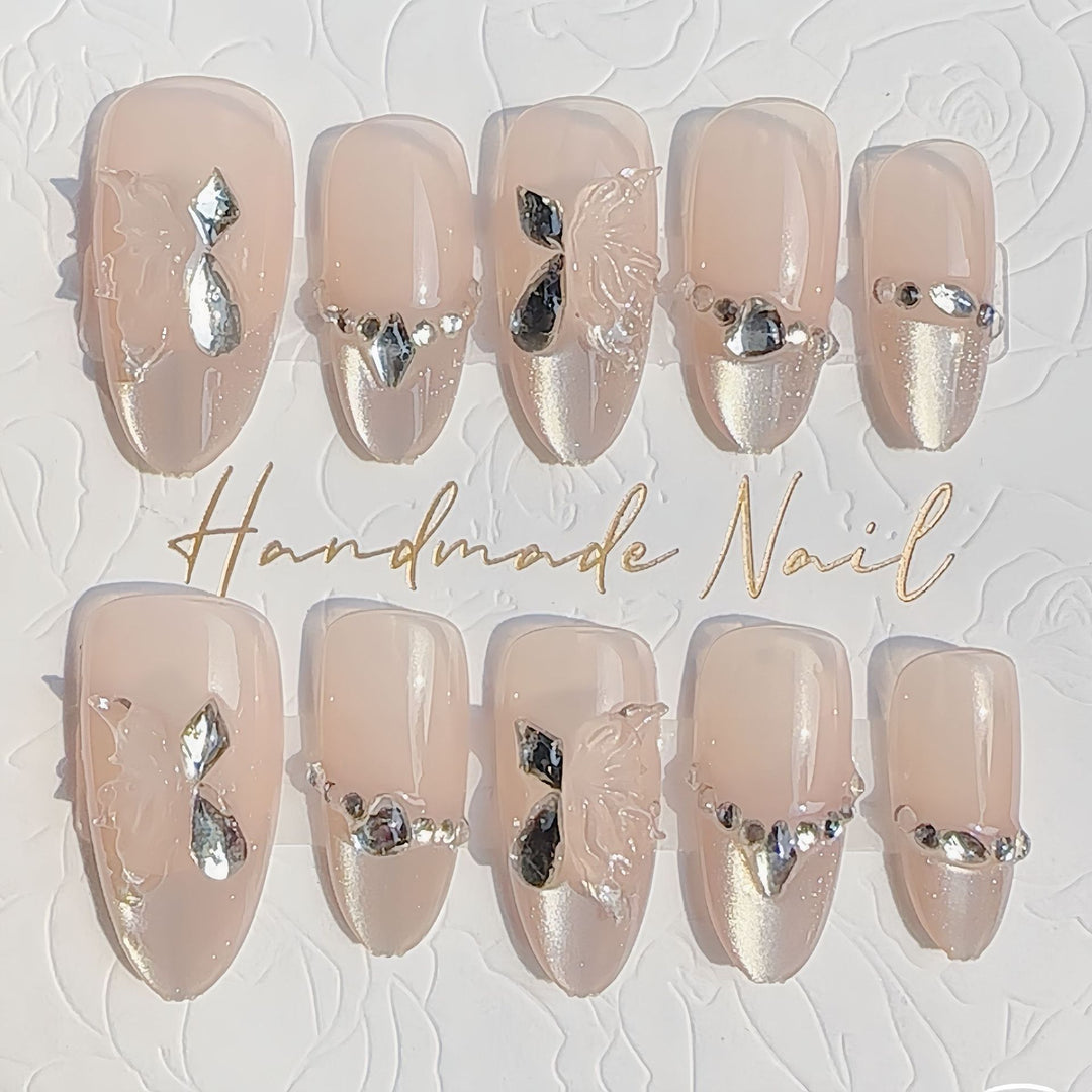 Artistic Press-On Nail Design Kalsten 1789803418