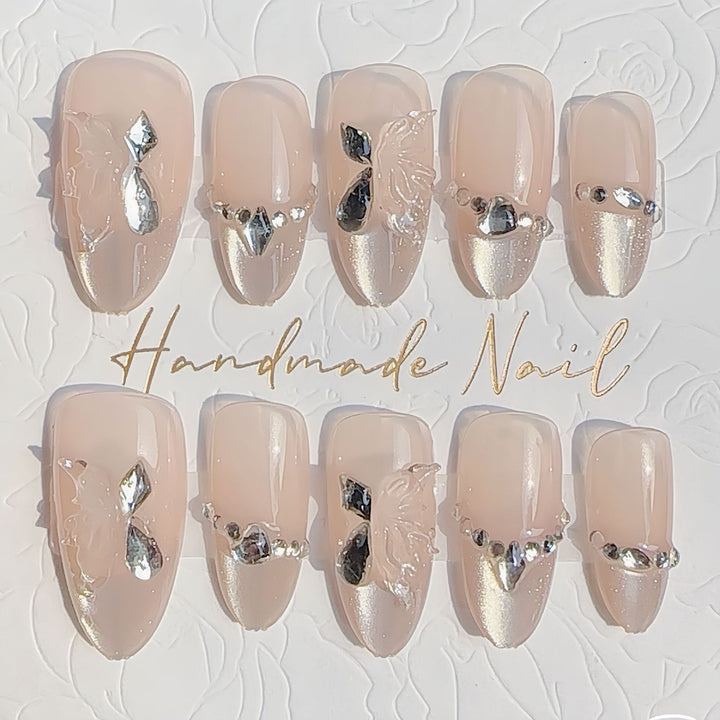 Artistic Press-On Nail Design Kalsten 1789803418