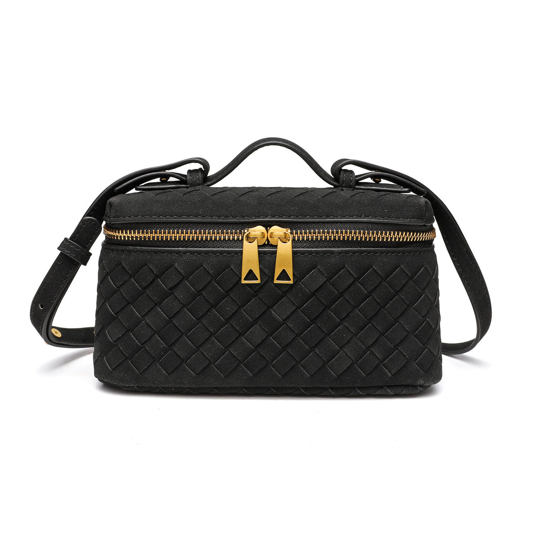 Textured Suede Crossbody Handbag Kalsten