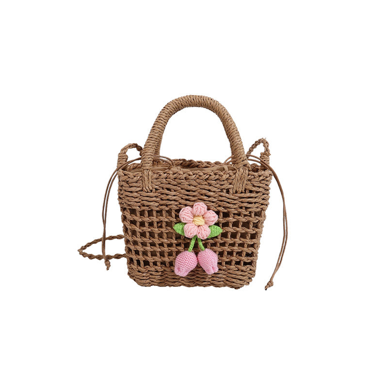 Handcrafted Crochet Floral Tote