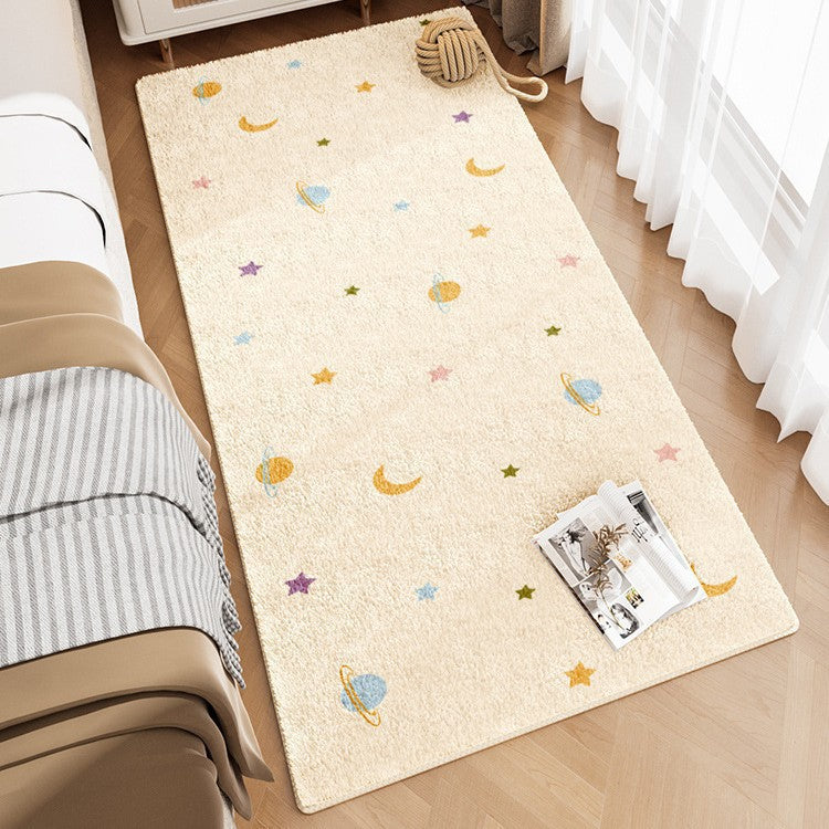 Cute Bunny-Themed Plush Area Rug