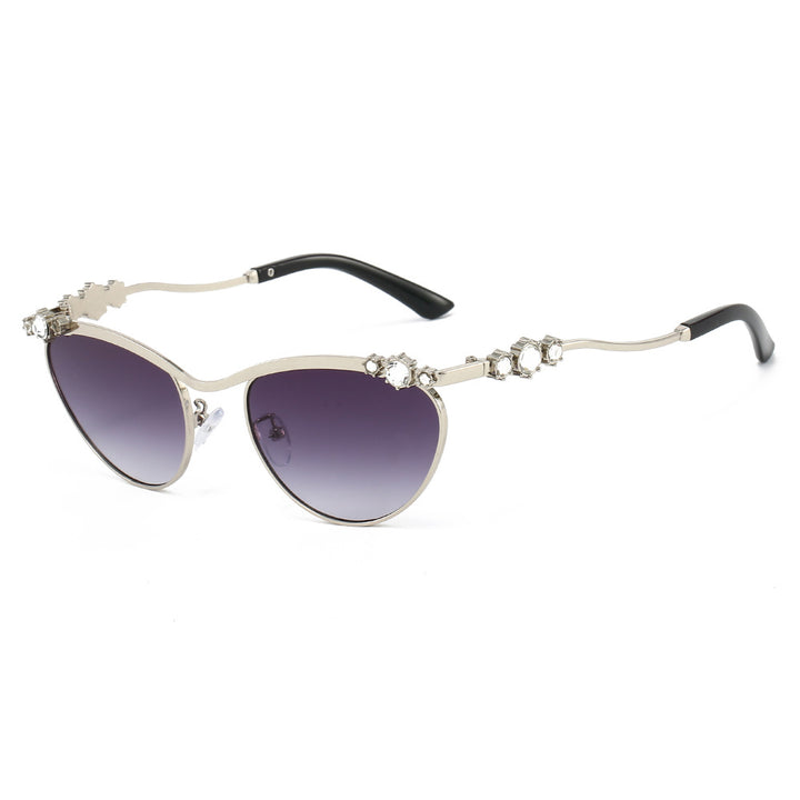 Women's Cat-Eye Sunglasses with Sparkling Stone Accents Kalsten