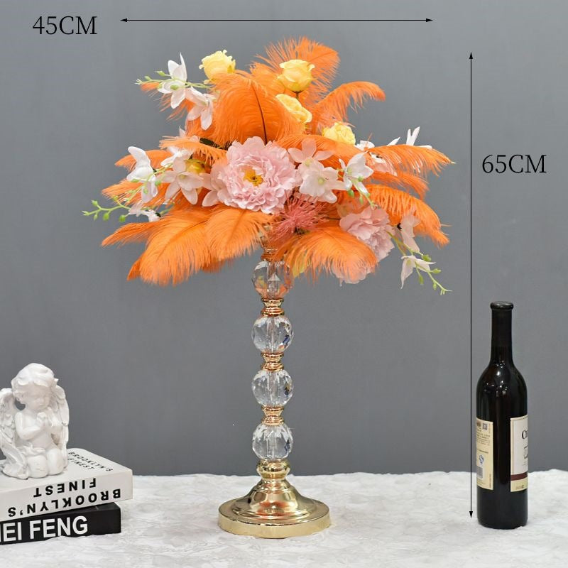 Elegant Crystal Candle Holder