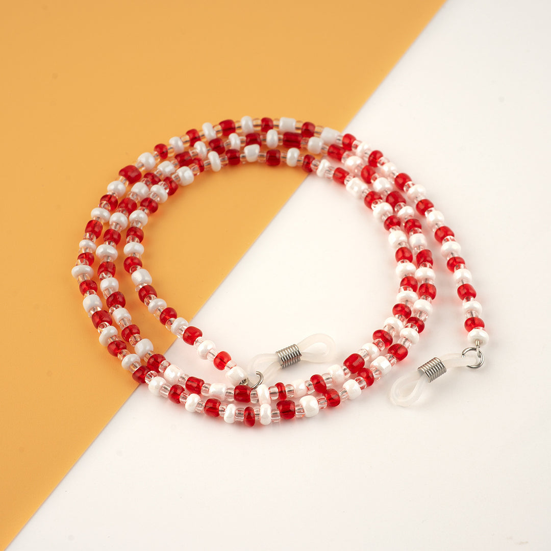 Beaded Eyewear Chain with Flexible Holders Kalsten
