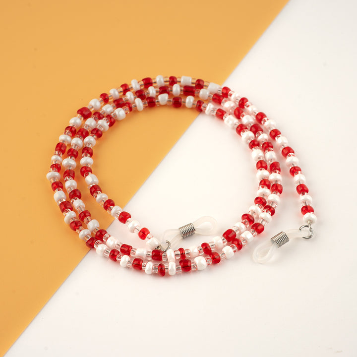 Beaded Eyewear Chain with Flexible Holders Kalsten