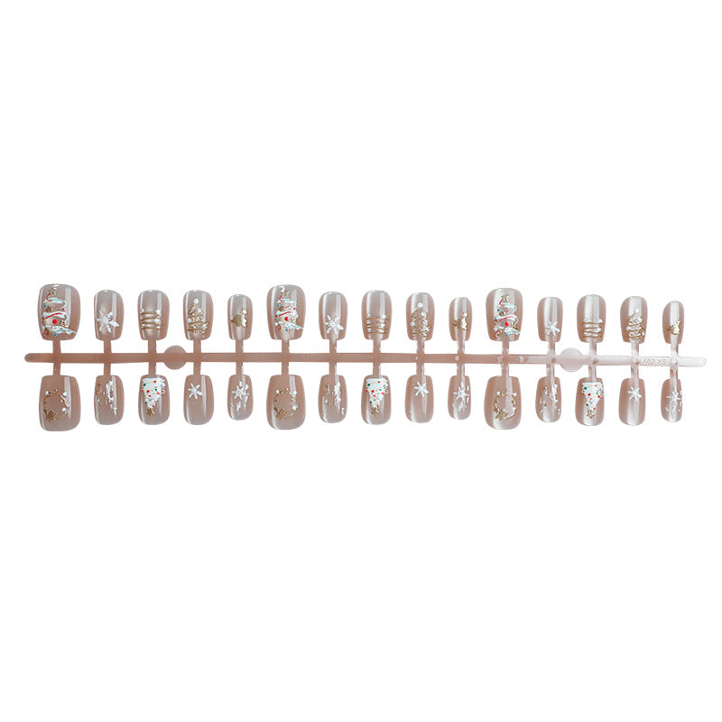 Elegant Artistic Press-On Nail Art Set