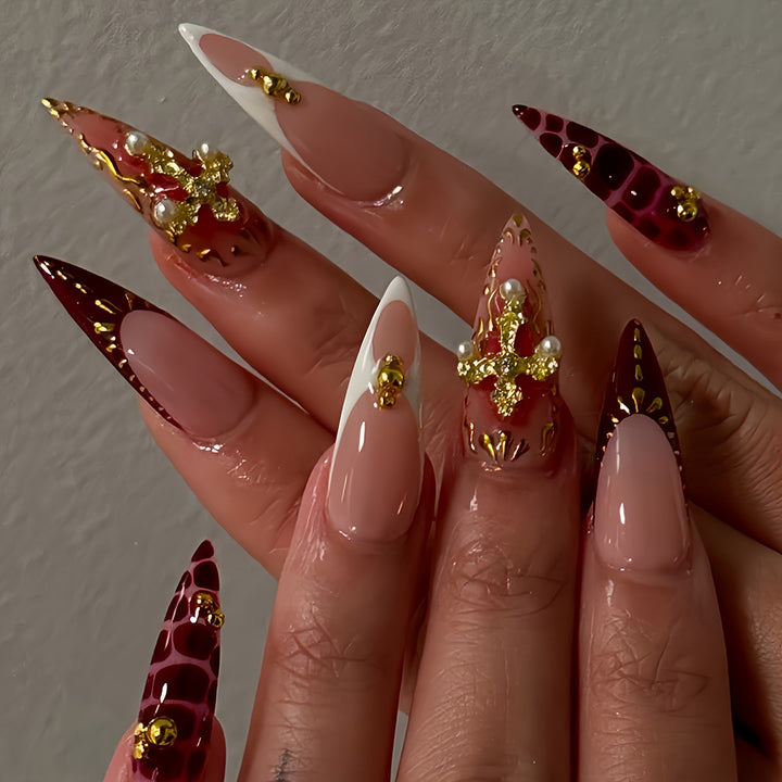 Elegant Sculpted Nail Enhancements Kalsten