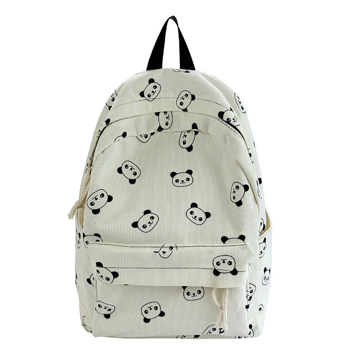 Casual backpack with panda motif Kalsten
