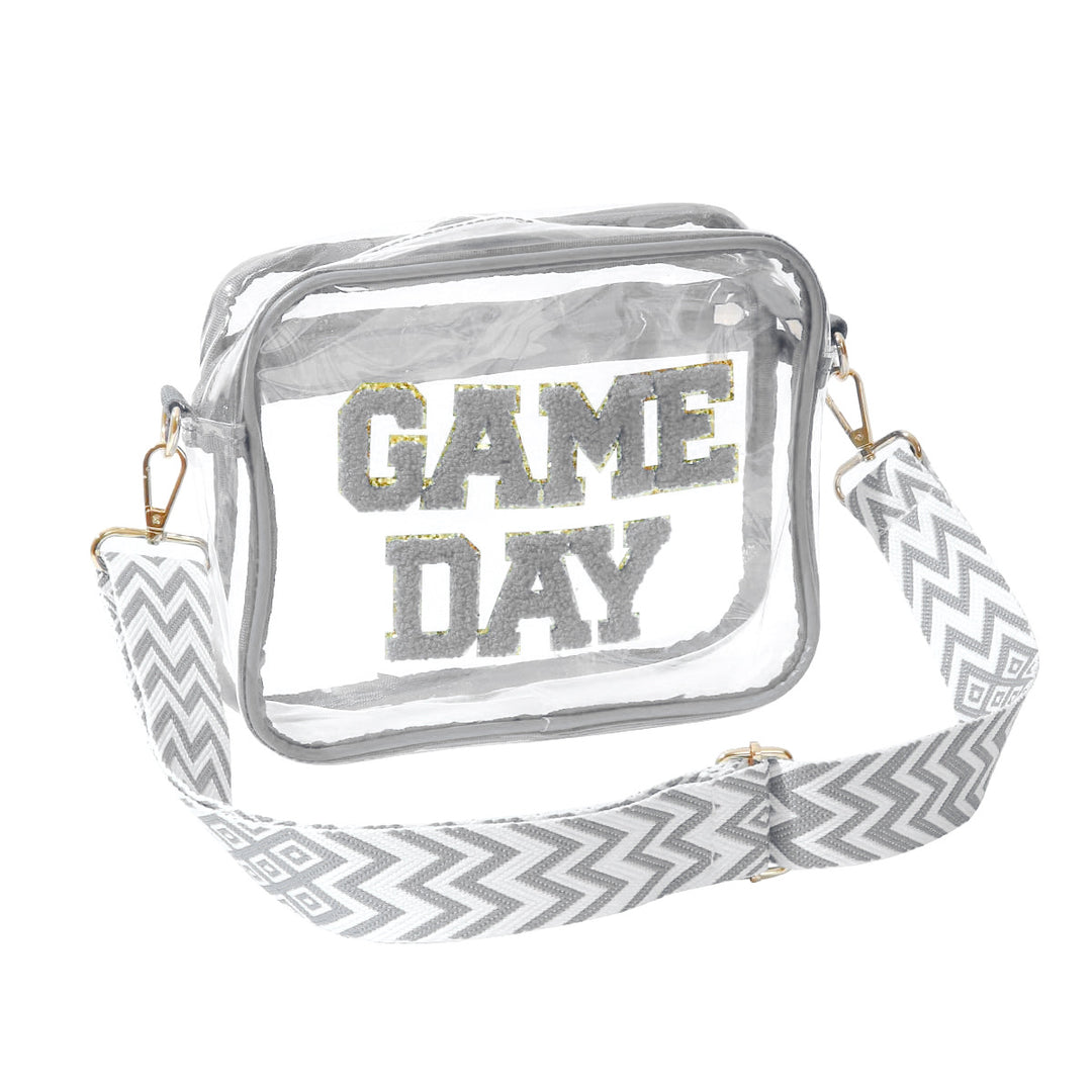 Transparent crossbody bag with stylish Game Day print Kalsten