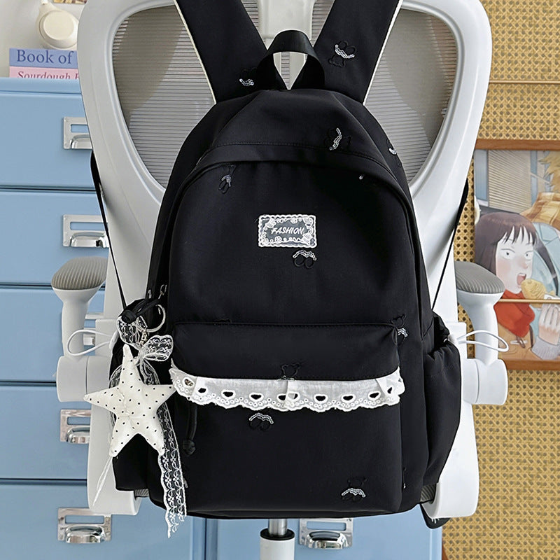 Charming Embroidered Backpack Kalsten