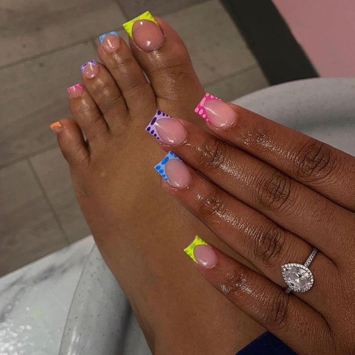 Colorful Artistic Nail Art Kalsten