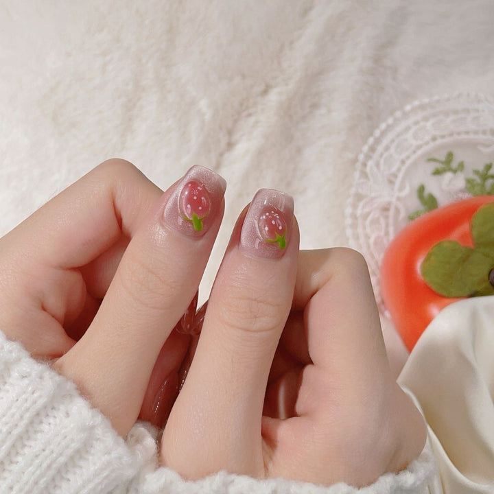Artistic Floral Design Press-On Nails