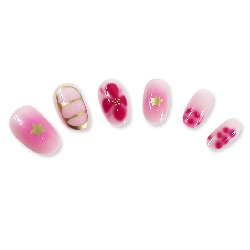 Artifical nails with elegant flower design Kalsten