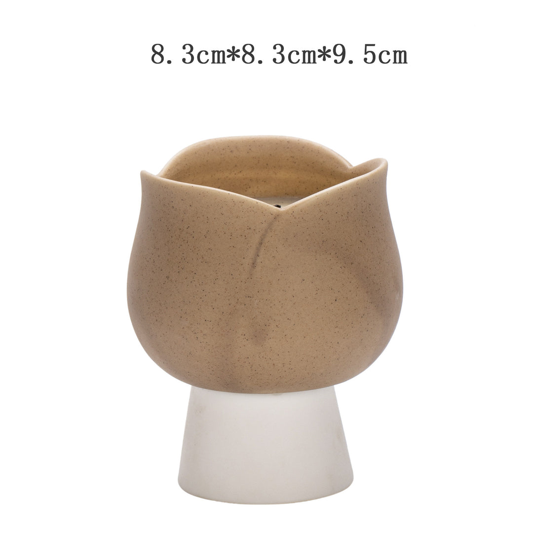 Rustic Ceramic Planter Kalsten