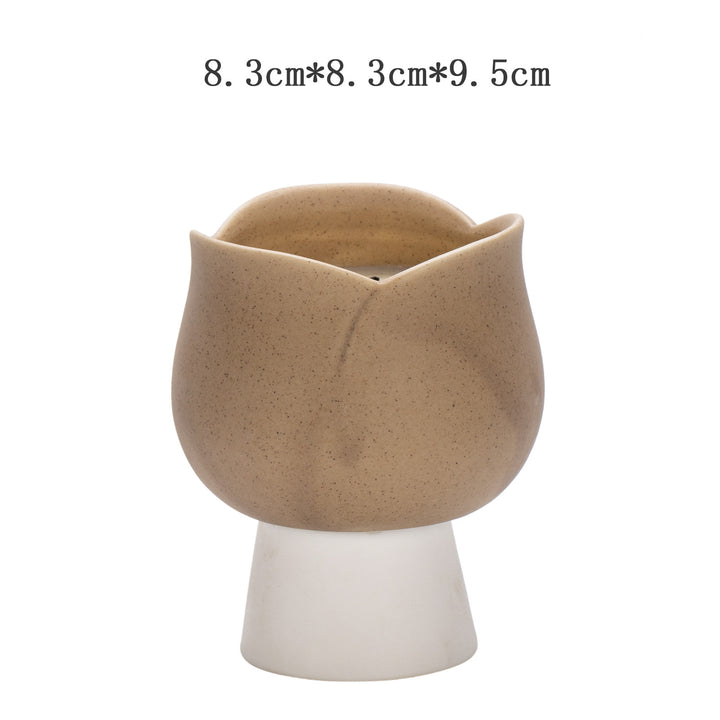 Rustic Ceramic Planter Kalsten