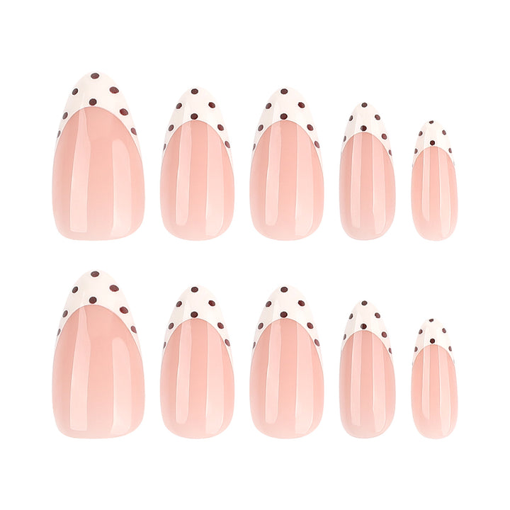 Artful manicure with elegant French tip Kalsten