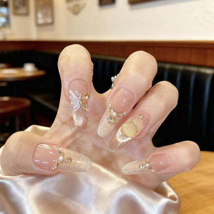 Luxury Decorative Press-On Nail Art Set Kalsten