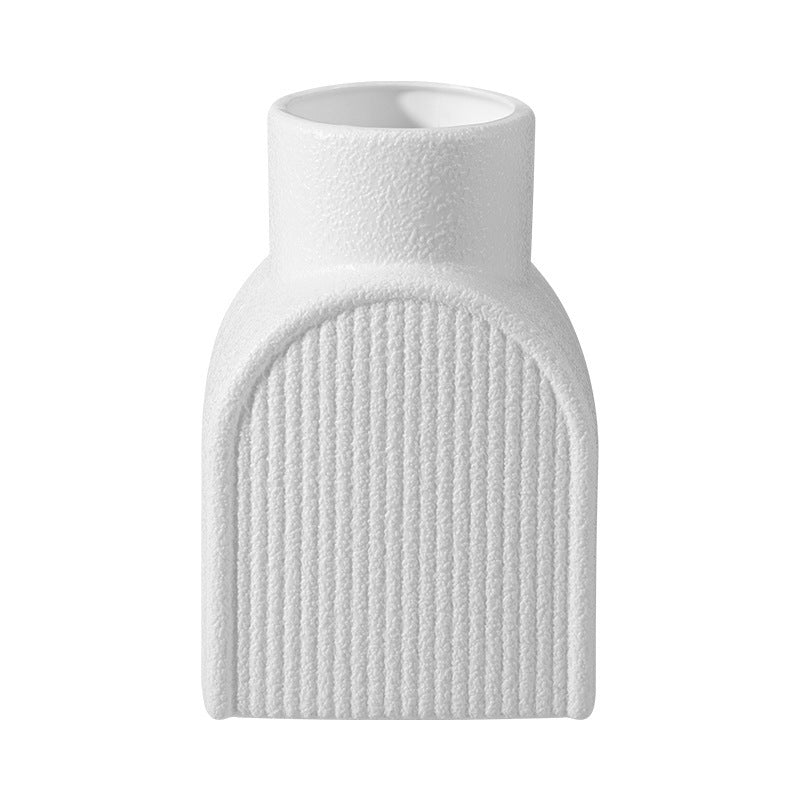Stylish Textured Ceramic Flower Vase Kalsten